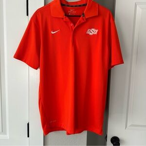Nike Men's Orange OSU Polo Shirt